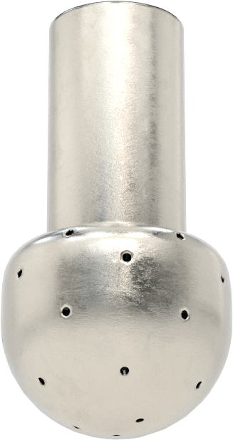Tank Yıkama Nozulu, 316 Paslanmaz Çelik, 1/8 NPT Dişi, 20 PSI'da 3,5 gpm