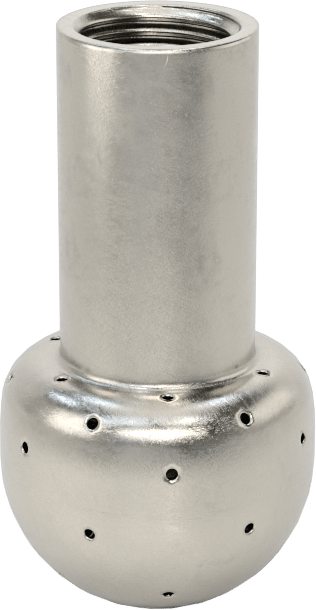 Tank Yıkama Nozulu, 316 Paslanmaz Çelik, 1/8 NPT Dişi, 20 PSI'da 3,5 gpm