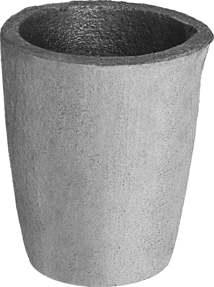 Yüksek Sıcaklık Grafit Ergitme Kabı, Pota Numarası 0000, 4,400 FL oz Kapasite