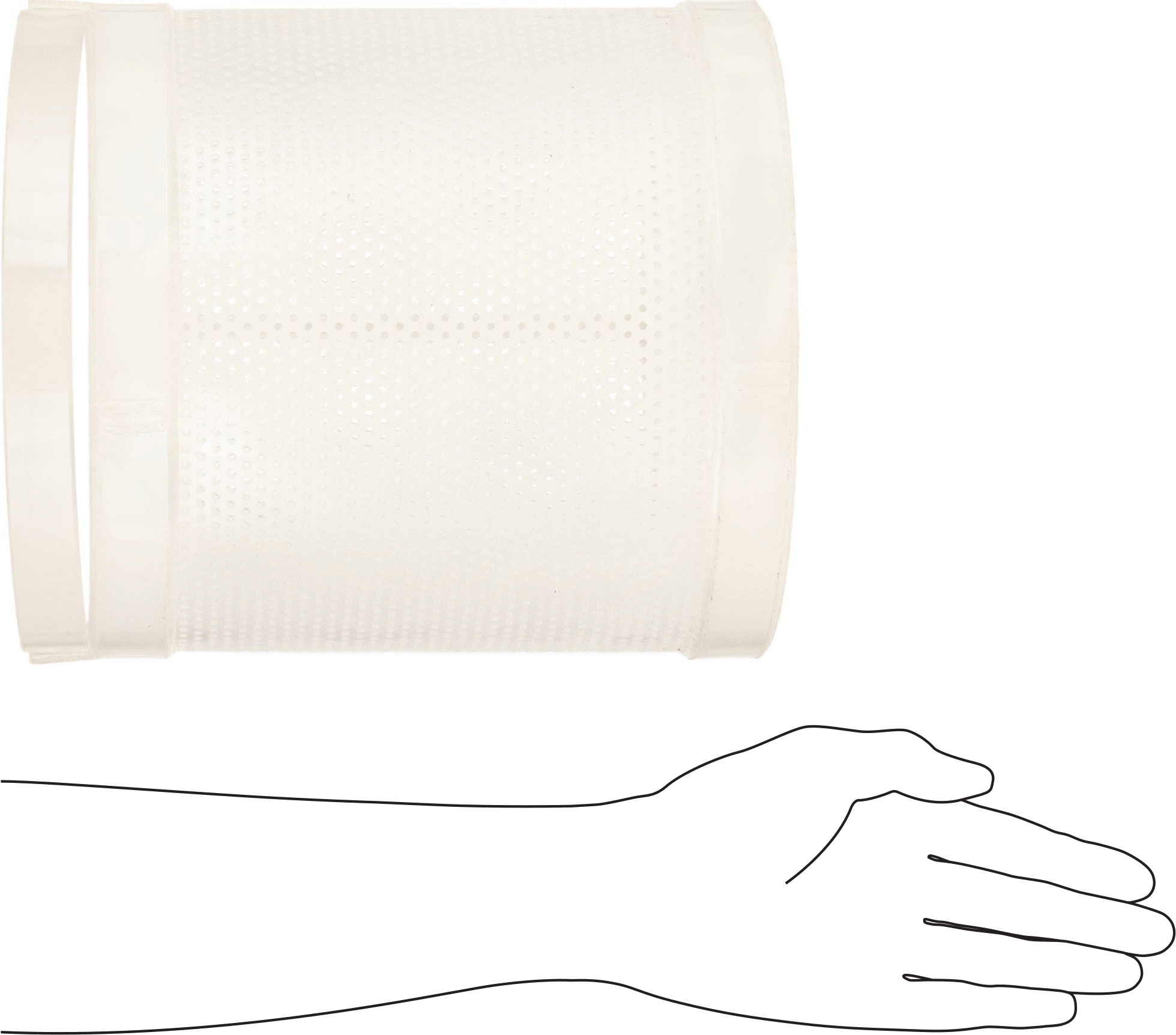 Asit Dirençli Plastik Yuvarlak Parça Sepeti, 10" Çap, 1/8" Çaplı Ağ Açıklığı