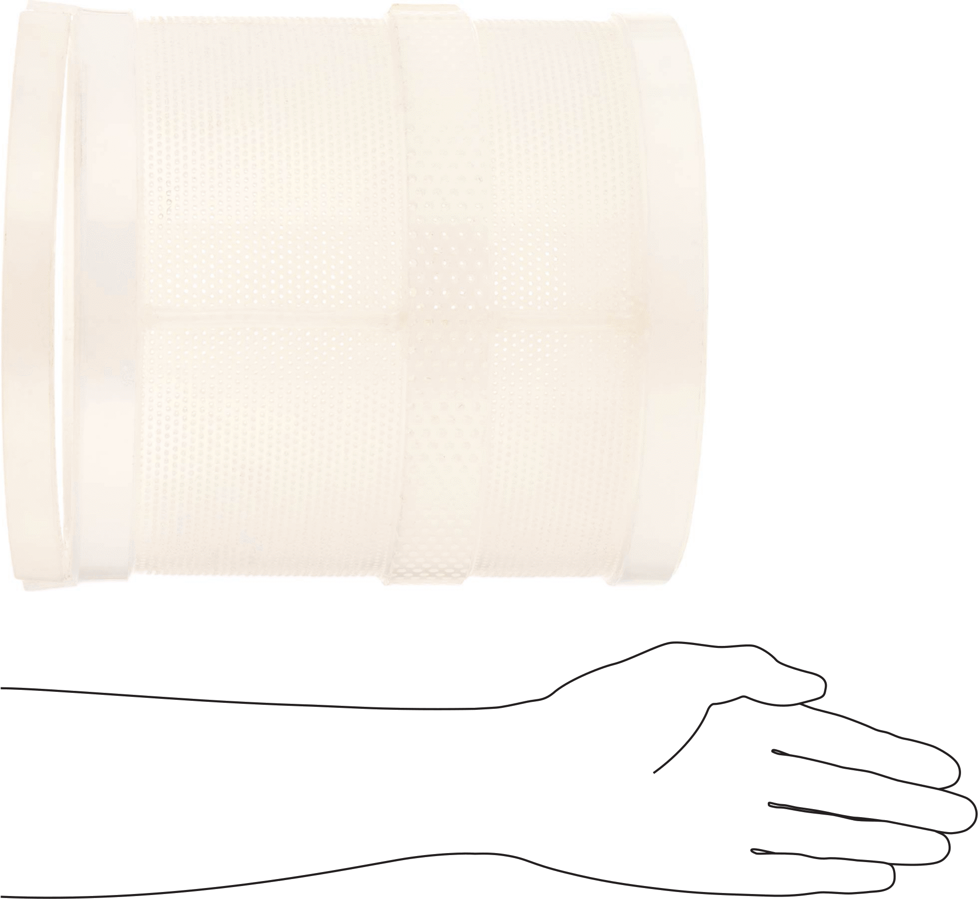 Asit Dirençli Plastik Yuvarlak Parça Sepeti, 12" Çap, 3/32" Çaplı Örgü Açıklığı