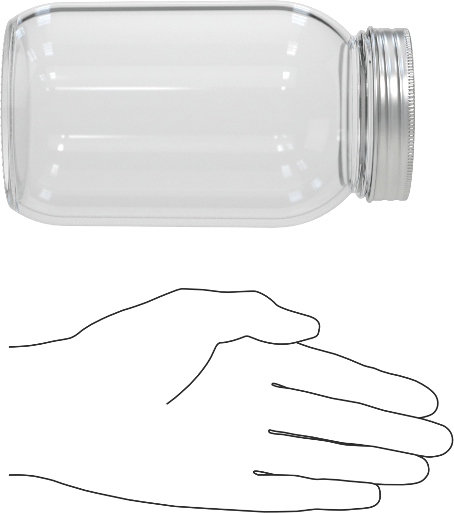 Vakumla Kapatılabilir Cam Kavanoz, 32 FL oz/950 ml Kapasite