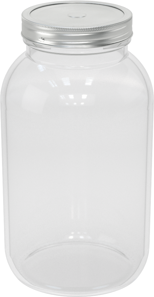 Vakumla Kapatılabilir Cam Kavanoz, 64 FL oz/1900 ml Kapasite