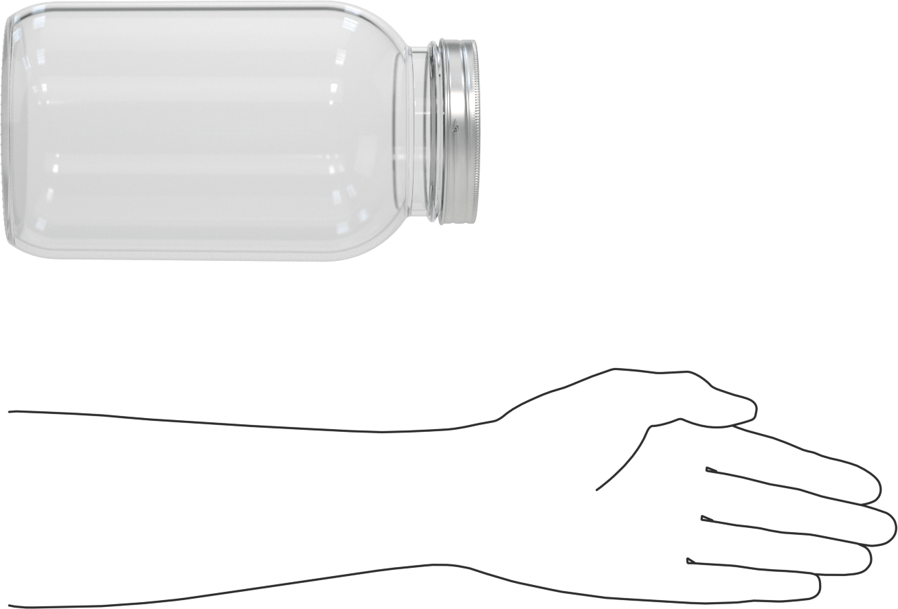 Vakumla Kapatılabilir Cam Kavanoz, 64 FL oz/1900 ml Kapasite