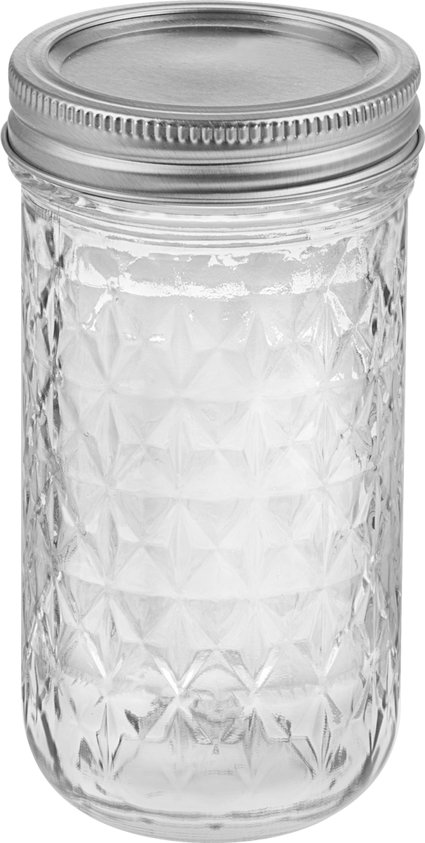 Vakumla Kapatılabilir Cam Kavanoz, 8 FL oz/235 ml Kapasite