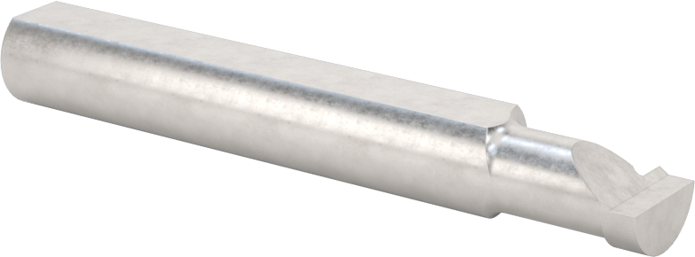 Tespit Halkası için İç Yivli Torna Takımı, 0,122" Oluk Genişliği, 1/2" Maksimum Delik Derinliği