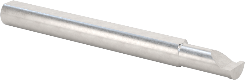 Tespit Halkası için İç Yivli Torna Takımı, 1,10 mm Oluk Genişliği, 1/2" Maksimum Delik Derinliği