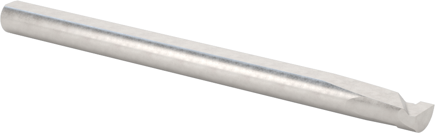 Tespit Halkası için İç Yivli Torna Takımı, Uzun Uçlu, 1/8" Genişlik, 3/8" Minimum Delik Çapı