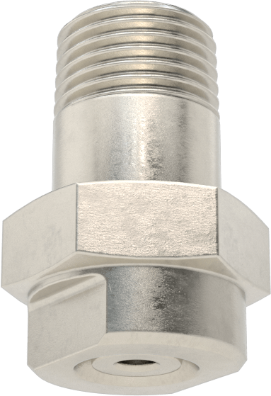 Yüksek Basınçlı Püskürtme Nozulu, Katı Akış, 303 Paslanmaz Çelik, 1/8 NPT Erkek, 4.1 gpm @ 300 PSI