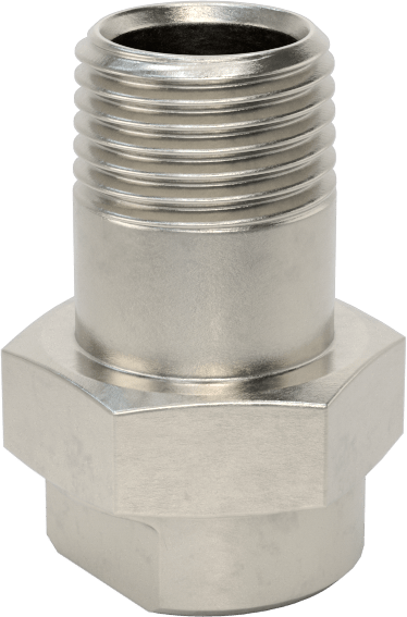 Yüksek Basınçlı Püskürtme Nozulu, Katı Akış, 303 Paslanmaz Çelik, 1/8 NPT Erkek, 4.1 gpm @ 300 PSI