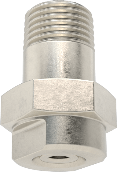 Yüksek Basınçlı Püskürtme Nozulu, Katı Akış, 303 Paslanmaz Çelik, 1/8 NPT Erkek, 5.5 gpm @ 300 PSI