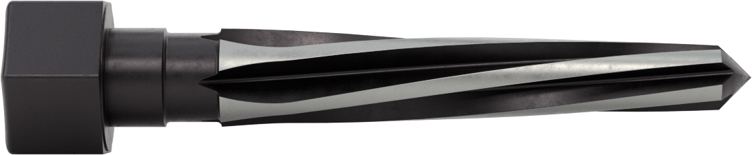 Delik Hizalama için Altıgen Şaftlı Rayba, 5" Uzun Heliks Yiv, 0,9375“ x 0,5938” Rayba Çapı