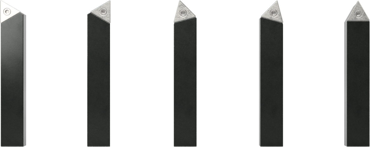 Ekonomik İndekslenebilir Torna Aleti, 9 Parça Set, 5/8“ Genişlik x 5/8” Yükseklik Şaft