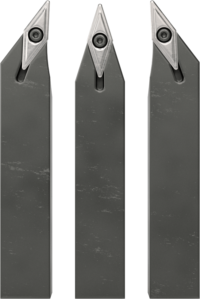 Ekonomik İndekslenebilir Torna Aleti, 5 Parça Seti, 3/4“ Genişlik x 3/4” Yükseklik Şaft