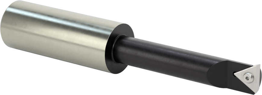Karbür Uçlu Delme Torna Takımı, 3/4" Şaft Çapı, 7/16" min Delik Çapı, 2-1/4" Derinlik Maksimum Delik Çapı