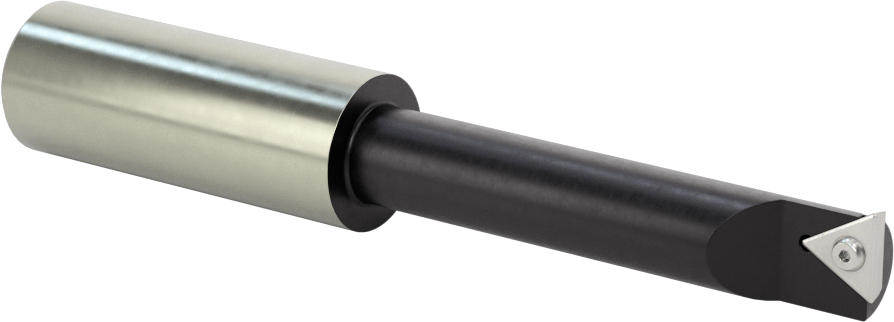 Karbür Uçlu Delme Torna Takımı, 3/4" Şaft Çapı, 1/2" Min. Delik Çapı, 2-5/8" Derinlikte Maksimum Delik