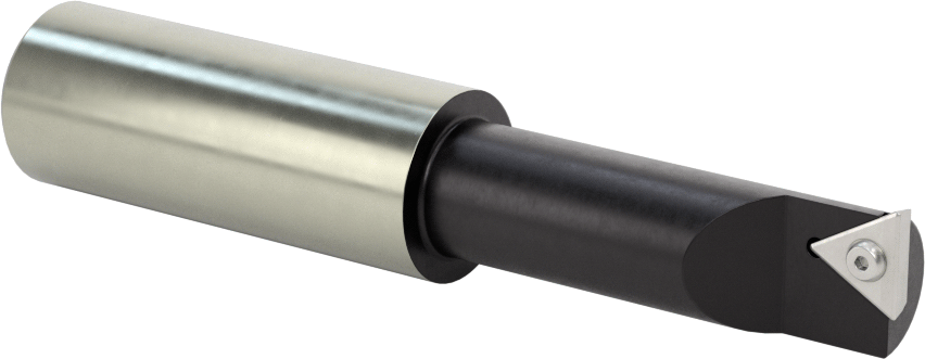 Karbür Uçlu Delme Torna Takımı, 3/4" Şaft Çapı, 9/16" min Delik Çapı, 1-7/8" Derinlikte Maksimum Delik