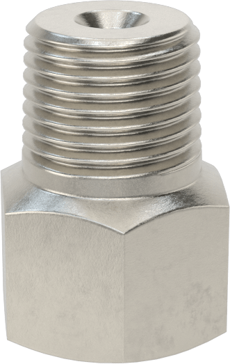 Yüksek Darbe Dayanımlı Saptırmalı Düz Püskürtme Nozulu, 303 Paslanmaz Çelik, 1/8 NPT Erkek, 0.07 gpm @ 20 PSI
