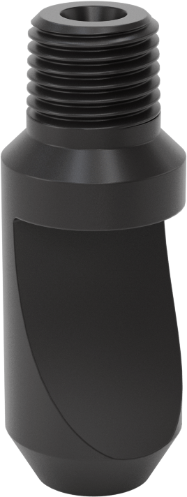 Yüksek Darbe Dayanımlı Saptırmalı Düz Püskürtme Nozulu, PVC Plastik, 1/4 NPT Erkek, 1.4 gpm @ 20 PSI