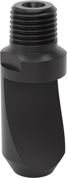 Yüksek Darbe Dayanımlı Saptırmalı Düz Püskürtme Nozulu, PVC Plastik, 1/4 NPT Erkek, 2.8 gpm @ 20 PSI