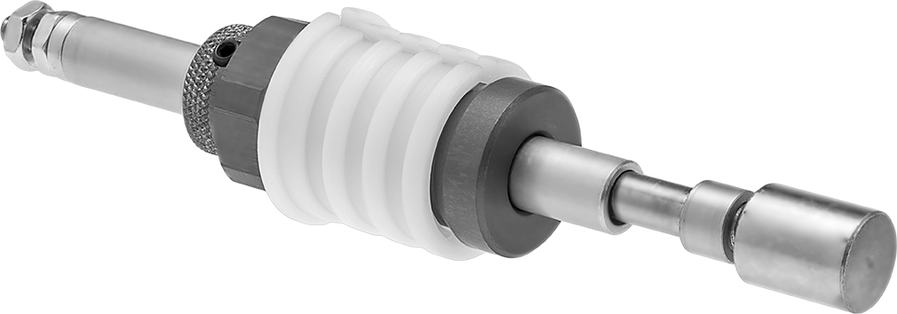 Lathe Collet Stop with Spring Plunger Rod