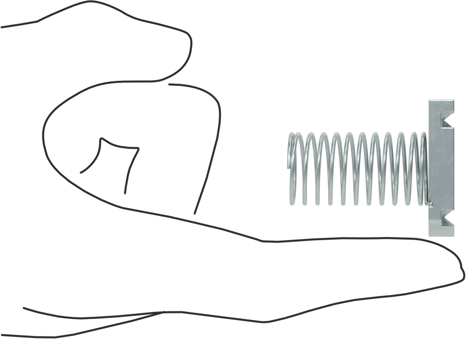Strut Kanal Somunu, Yaylı, 1-5/8" Yüksek Kanal, 304 Paslanmaz Çelik, M6 Diş Boyutu