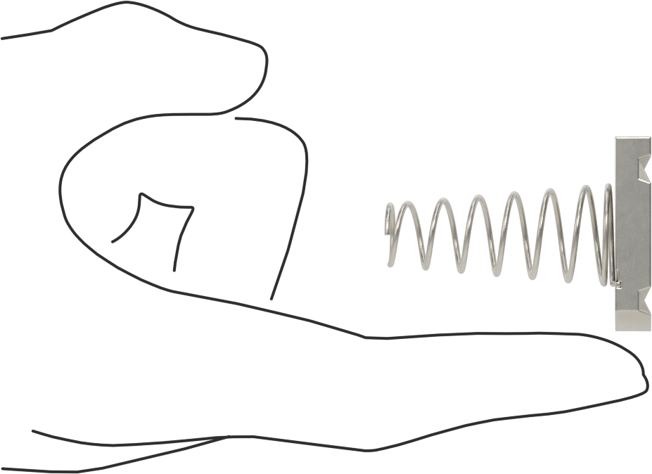 Strut Kanal Somunu, Yaylı, 1-5/8" Yüksek Kanal, 316 Paslanmaz Çelik, 1/4"-20 Diş Boyutu