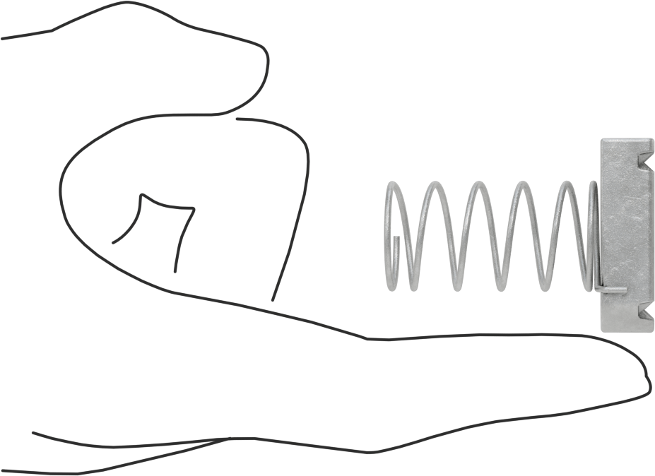 Strut Kanal Somunu, Yaylı, 1-5/8" Kanal için, Galvanizli Çelik, 5/16"-18 Diş