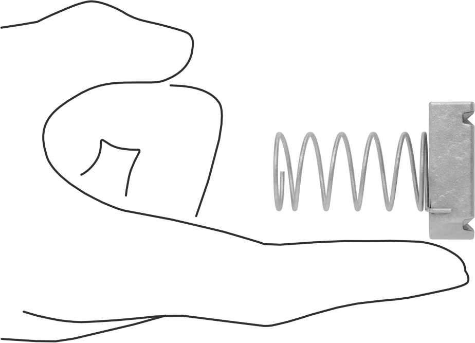Strut Kanal Somunu, Yaylı, 1-5/8" Kanal için, Galvanizli Çelik, 5/8"-11 Diş