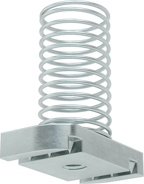 Strut Kanal Somunu, Yaylı, 1-5/8" Yüksek Kanal, Çinko Kaplı Çelik, M6 Diş