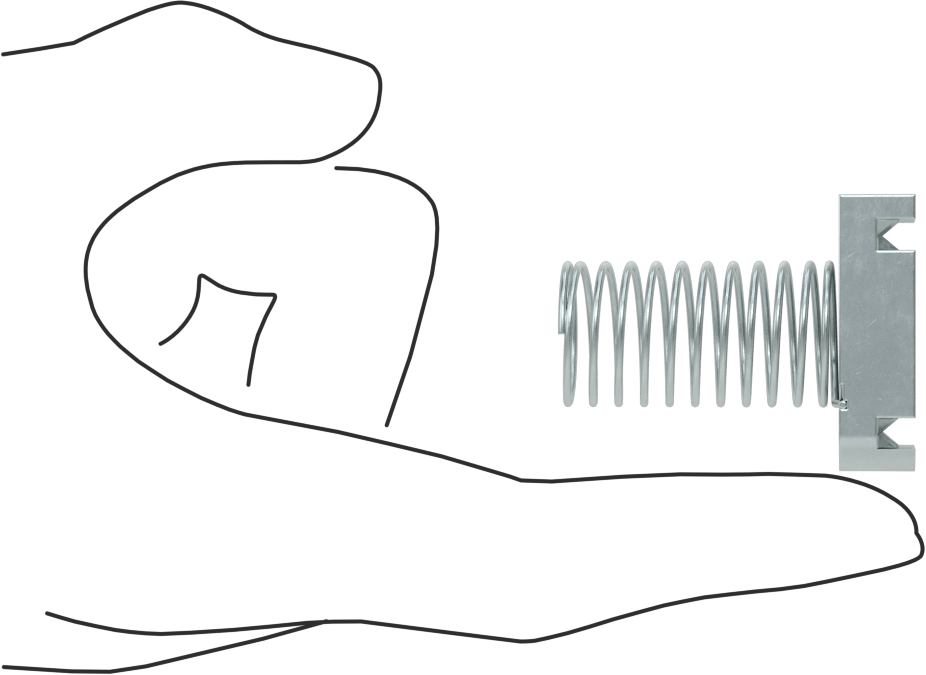 Strut Kanal Somunu, Yaylı, 1-5/8" Yüksek Kanal, Çinko Kaplı Çelik, M10 Diş