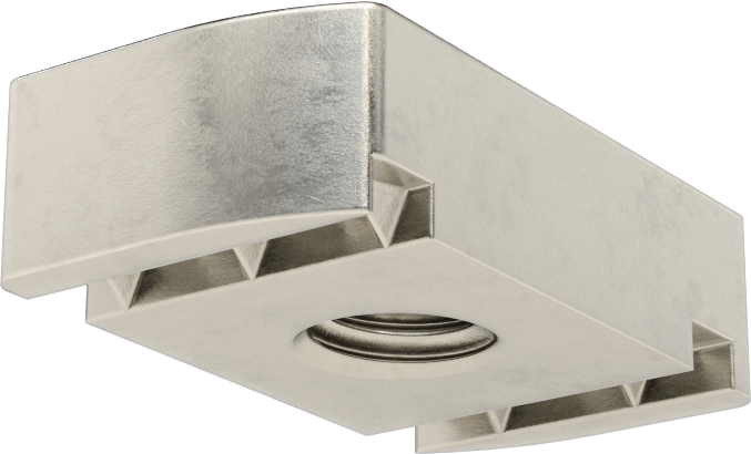 Strut Kanal Somunu, 316 Paslanmaz Çelik, 3/8"-16 Diş Boyutu