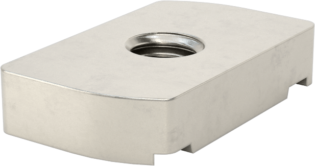 Strut Kanal Somunu, 304 Paslanmaz Çelik, 10-32 Diş Boyutu