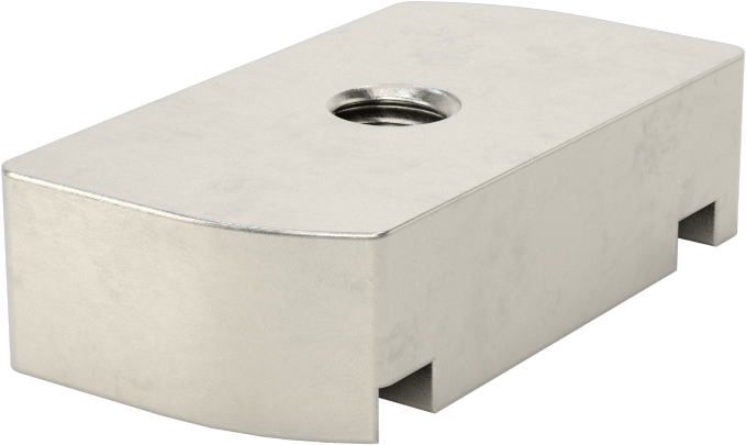 Strut Kanal Somunu, 304 Paslanmaz Çelik, 1/4"-20 Diş Boyutu, 1-5/8" Dikme Kanal Genişliği için