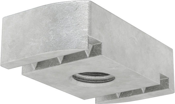 Strut Kanal Somunu, Galvanizli Çelik, 3/8"-16 Diş Boyutu