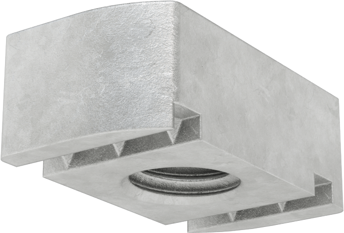 Strut Kanal Somunu, Galvanizli Çelik, 1/2"-13 Diş Boyutu
