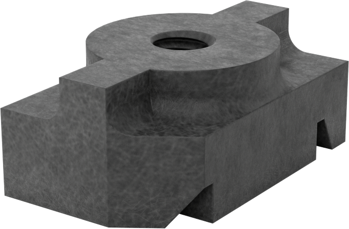 Strut Kanal Somunu, Fiberglas, 1/4"-20 Diş Boyutu