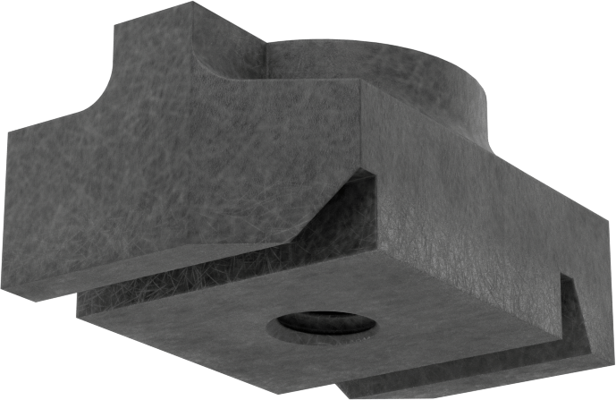 Strut Kanal Somunu, Fiberglas, 1/4"-20 Diş Boyutu