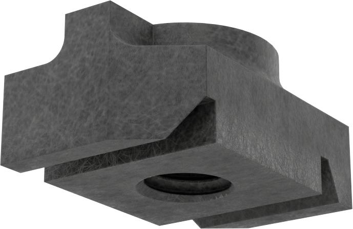 Strut Kanal Somunu, Fiberglas, 3/8"-16 Diş Boyutu