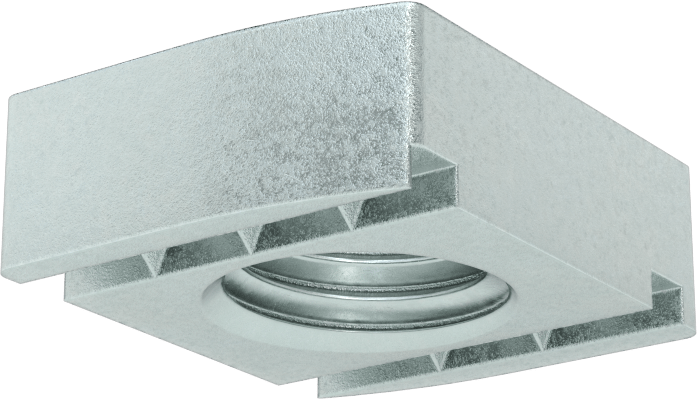 Strut Kanal Somunu, Çinko Kaplı Çelik, 3/4"-10 Diş Boyutu