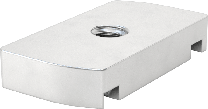 Strut Kanal Somunu, Alüminyum, 1/4"-20 Diş Boyutu
