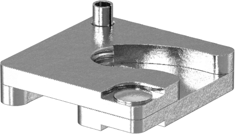 Menteşeli Dikme Kanal Somunu, Çelik, 1/2"-13 Diş