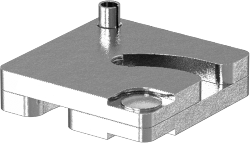 Menteşeli Dikme Kanal Somunu, Çelik, 1/4"-20 Diş