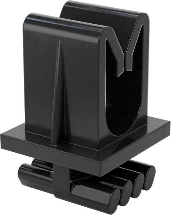 Strut Montajlı Titreşim Sönümleyici Yönlendirme Kelepçesi, TPE Kauçuk, 3/4" ID, 1-1/2" Uzunluk