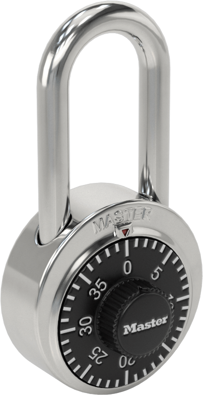 Master Lock 1500 Asma Kilidi Benzeri Şifreli Kilit, 1-1/2" Dikey Kelepçe Boşluğu, 02-24-34 Kombinasyon