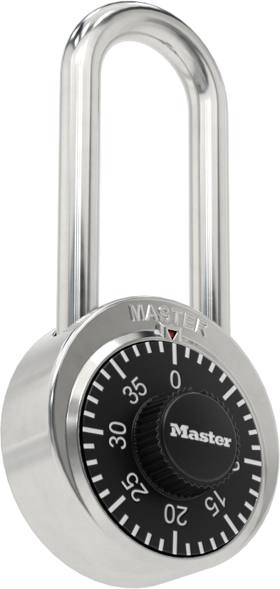 Master Lock 1500 Asma Kilidi Benzeri Şifreli Kilit, 2" Dikey Kelepçe Boşluğu, 34-16-02 Kombinasyon