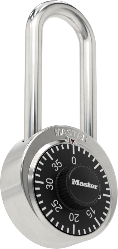 Master Lock 1500 Asma Kilidi Benzeri Şifreli Kilit, 2" Dikey Kelepçe Boşluğu, 02-24-34 Kombinasyon