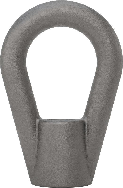 Çelik Oval Gözlü Somun - Kaldırma için, 3/8"-16 Diş Boyutu