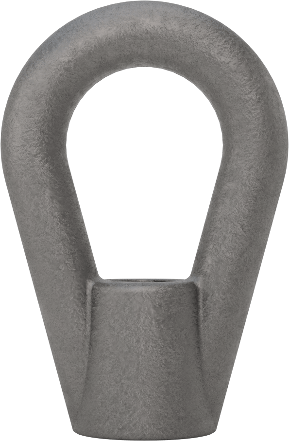 Çelik Oval Gözlü Somun - Kaldırma için, 5/8"-11 Diş Boyutu