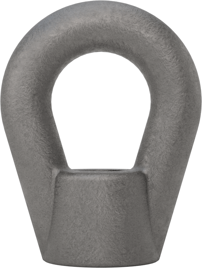 Çelik Oval Gözlü Somun - Kaldırma için, 3/4"-10 Diş Boyutu